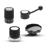 E+G Skalaringe, drejeknopper og libeller