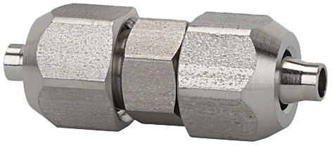 Push-on fitting 11.300-4, metal Ø4/2-Ø4/2