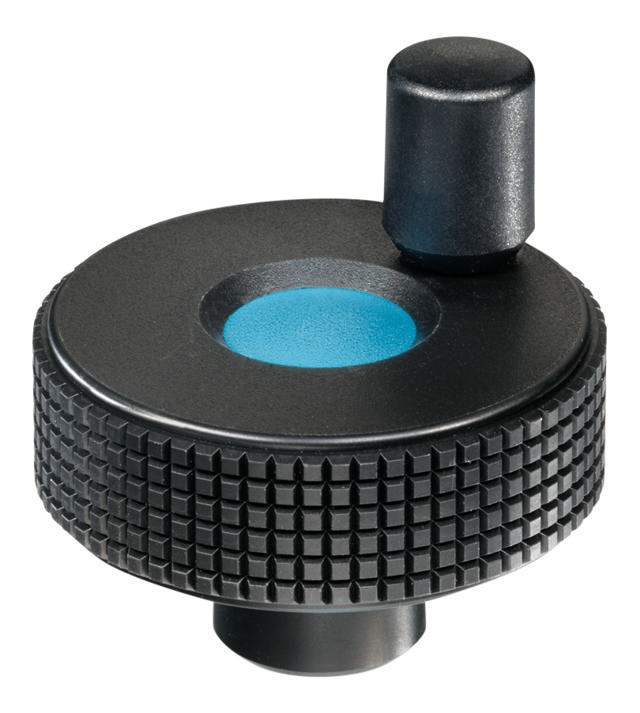 E+G Fingergreb med drejelig knop og boring