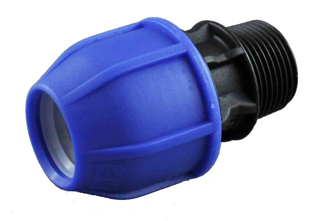 Norma compression fitting Straight, male thread
