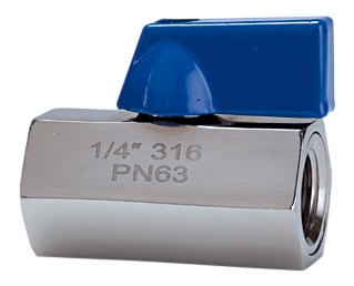 Mini ball valve 376.01-ES, - G 1/4